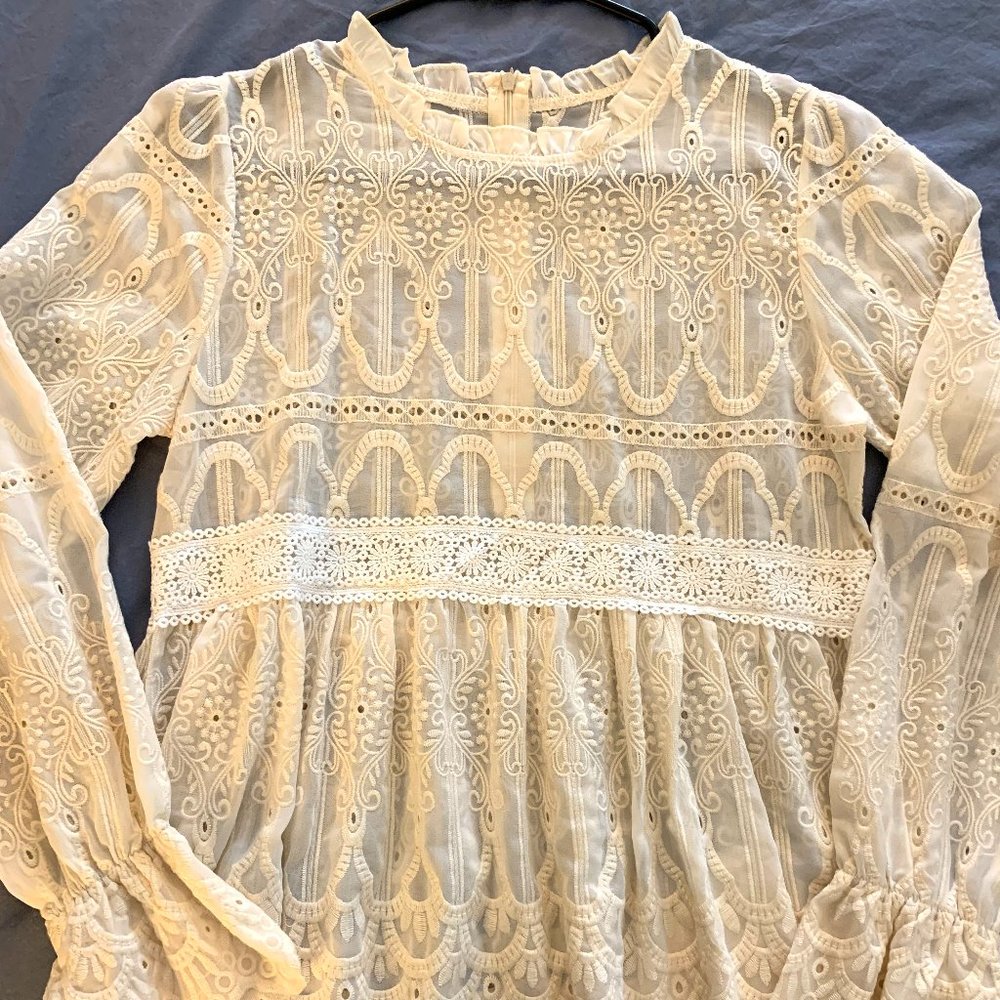 NWT Chicwish Lacy Top S/M